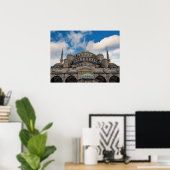 Blauwe moskee Istanbul Poster (Thuiskantoor)