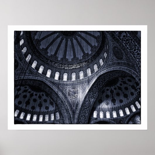 Blauwe moskee, Istanbul/Turkije Poster (Voorkant)