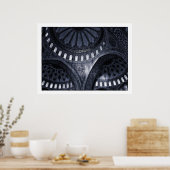 Blauwe Moskee, Istanbul /Turkije Poster (Keuken)