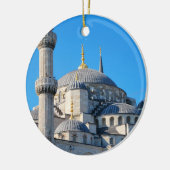 Blauwe moskee keramisch ornament (Links)