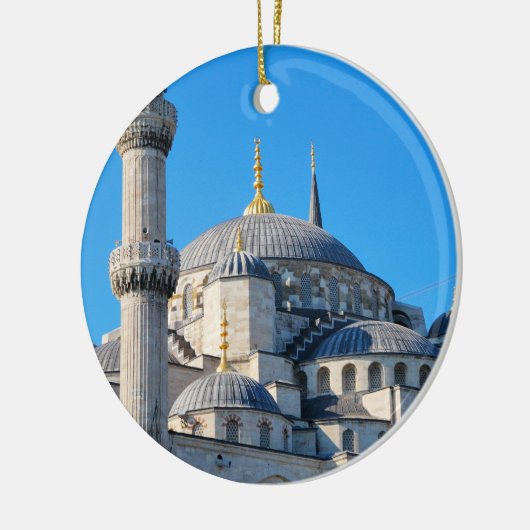 Blauwe moskee keramisch ornament (Links)