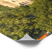 Blauwe Moskee Landschap Poster (Hoek)