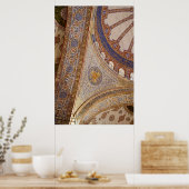 Blauwe Moskee Plafond Poster (Keuken)