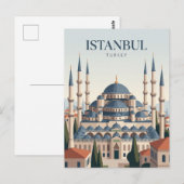 Blauwe Moskee Turkije Briefkaart (Voorkant / Achterkant)