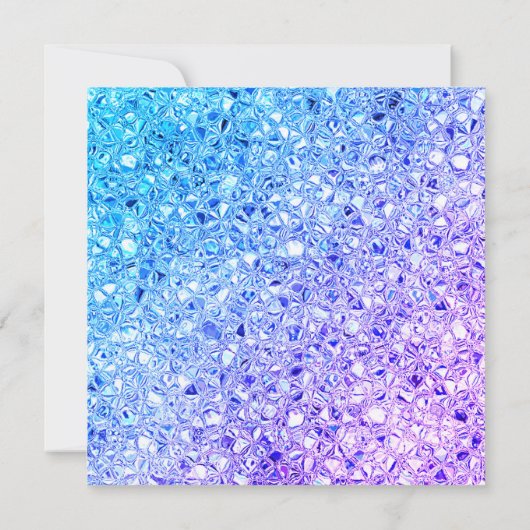 Blauwe Moslim Baby Aqeeqah- Aqiqah- Uitnodiging (Achterkant)