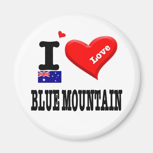 BLAUWE MOUNTAIN - Ik hou van Magneet (Voorkant)