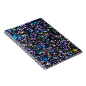 Blauwe mozaïek notitieboek (Rechterzijde)