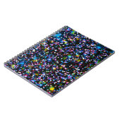 Blauwe mozaïek notitieboek (Linkerzijde)