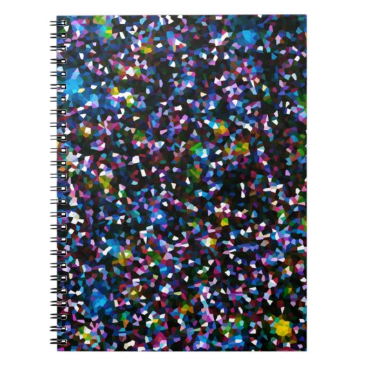 Blauwe mozaïek notitieboek (Voorkant)