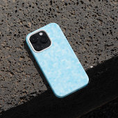 Blauwe mozaïekpixelatie Case-Mate iPhone case