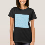 Blauwe mozaïekpixelatie t-shirt (Voorkant)