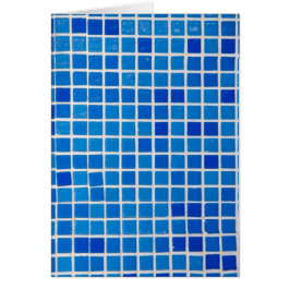 Blauwe mozaïektegel