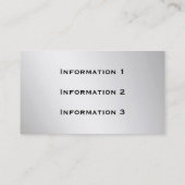 Blauwe mozaïektegels, Visitekaartjes (Achterkant)