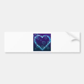 Blauwe muggenhars bumpersticker
