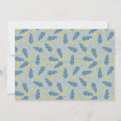 Blauwe muis en kaasflatpanel Dank u wel kaarten (Achterkant)