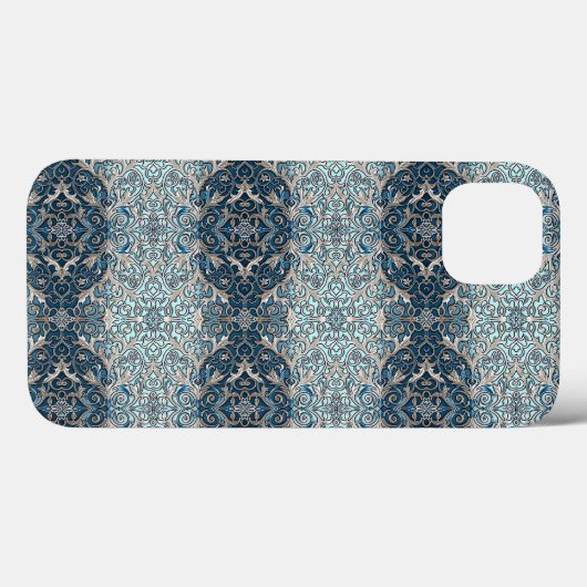Blauwe Muismat Case-Mate iPhone Case (Achterkant (horizontaal))