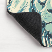 Blauwe Muismat van de Lion - Blauwe Retro Lion (Hoek)