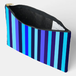 Blauwe Multi Tone Stripes Etui