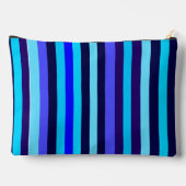 Blauwe Multi Tone Stripes Etui (Achterkant)