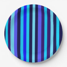 Blauwe Multi Tone Stripes