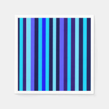 Blauwe Multi Tone Stripes
