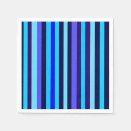 Blauwe Multi Tone Stripes Servet