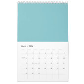 blauwe multiplicatie Tabel 1-12 Kauwblad Kalender (Mar 2026)