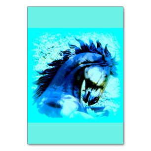 blauwe mustang stallion kaart