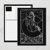 Blauwe Mustang van Colorado Briefkaart (Voorkant / Achterkant)