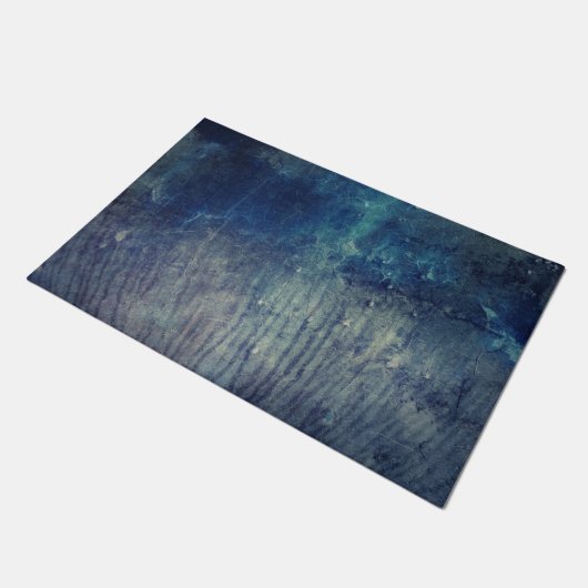 Blauwe muur deurmat (Schuin)