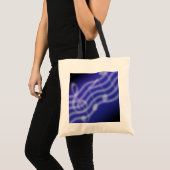 Blauwe muziek tote bag (Voorkant (product))