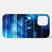 Blauwe muziekluidsprekers Hoesje-Mate iPhone draag Case-Mate iPhone Case (Achterkant (horizontaal))
