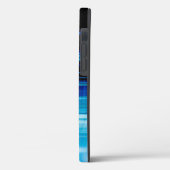 Blauwe muziekluidsprekers Hoesje-Mate iPhone draag Case-Mate iPhone Case (Achterkant / Links)