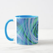 Blauwe N Groene Zwemmen Mok (Links)