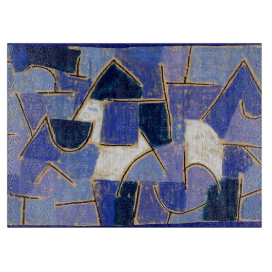Blauwe nacht - Paul Klee Snijplank (Voorkant)