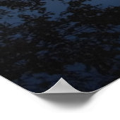 Blauwe nacht poster (Hoek)