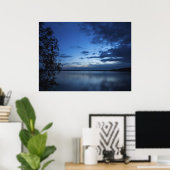 Blauwe nacht poster (Thuiskantoor)