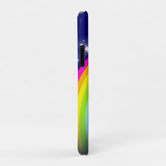 Blauwe nachtelijke regenboogvondsten op maat Case-Mate iPhone case (Achterkant/rechts)