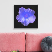Blauwe Nasturtium Bloem Canvasprint Canvas Afdruk (Insitu (Woonkamer))