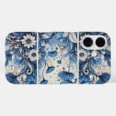 Blauwe Natuur Case-Mate iPhone Case (Achterkant (horizontaal))