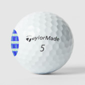 Blauwe Nautical Thema Golfballen (Logo)