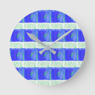 Blauwe Nautical Thema Wandklok