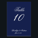 Blauwe Nautical Wedding Place Cards Kaarten<br><div class="desc">Blauwe nautische kaarten voor vergaderkaarten met aanpasbare tekst</div>