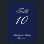 Blauwe Nautical Wedding Place Cards Kaarten<br><div class="desc">Blauwe nautische kaarten voor vergaderkaarten met aanpasbare tekst</div>