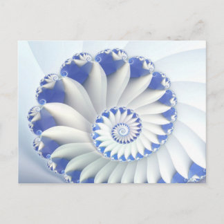 Blauwe Nautilus Briefkaart