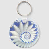 Blauwe Nautilus Sleutelhanger (Voorkant)