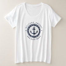 Blauwe Nautische Anker jacht club boot jachthaven