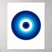 Blauwe Nazar Wall Art - Scherm uw ruimte in stijl Poster (Voorkant)