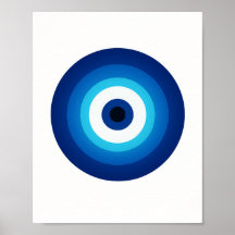 Blauwe Nazar Wall Art - Scherm uw ruimte in stijl