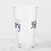Blauwe Nebula Henry Naam, Glas (Links)